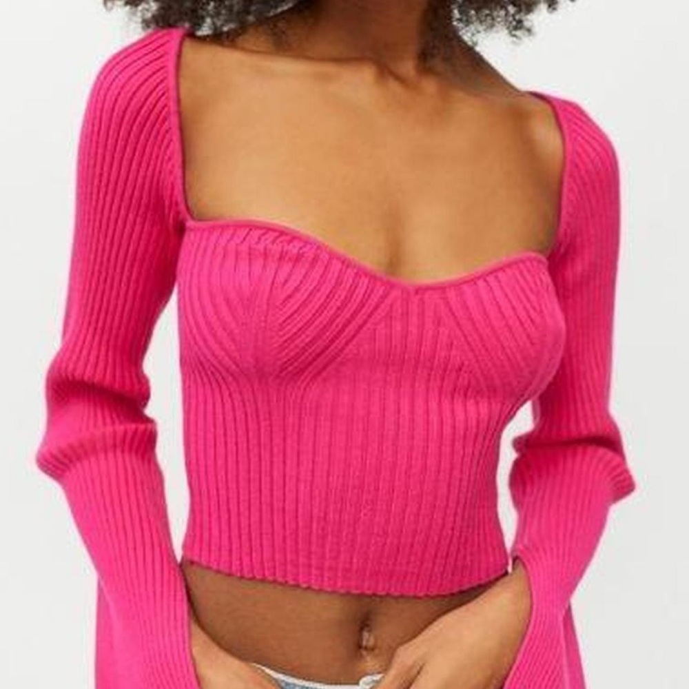 Urban Outfitters Juliet portrait neck sweater top